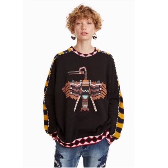 Desigual Sweaters - PRICE FIRM🚨 Desigual Pakaian Jadi Wanita Sweater Small